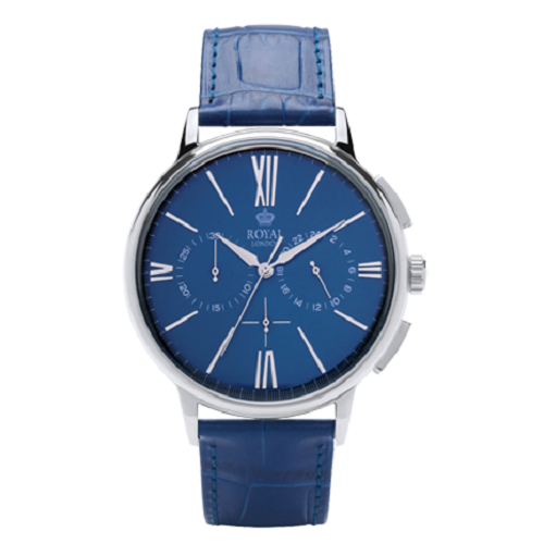 Royal London Men’s Chronograph Blue Dial & Strap Watch