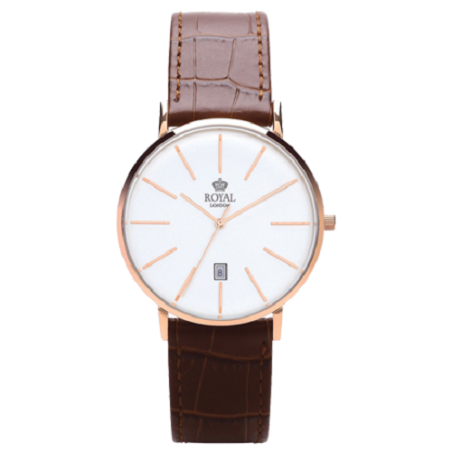 Royal London Classic Brown Leather Ladies Quartz Watch
