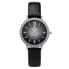 Royal London Ladies Classic Black Leather Strap Date Watch