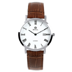 Royal London Men’s Classic Brown Bracelet And White Dial Watch