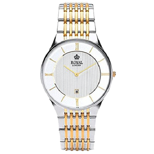 Royal London Men’s Two Tone Steel Bracelet Classic Quartz Watch