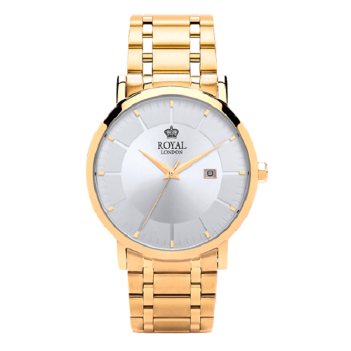 Royal London Classic Gold Stainless Steel Bracelet Gents Watch