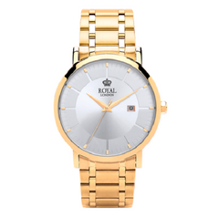 Royal London Classic Gold Stainless Steel Bracelet Gents Watch