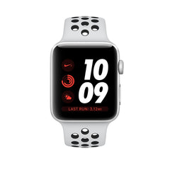 Apple Watch Series 3 42mm Platinum / Black Nike + Sport Band