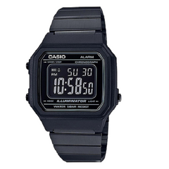Casio Men’s Steel Strap Plastic Case Mineral Glass Watch