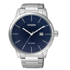 Citizen Analog Blue Dial Men’s Stainless Steel Elegant Watch