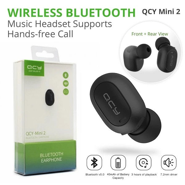 BUNDLE DEAL (Pack of 2)-M3 Health Band+QCY Mini 2 Bluetooth Handsfree