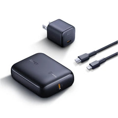 Aukey TK-2 Mini 20W USB C Charger with, 10000mAh Power Bank 18W PD
