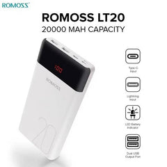 Romoss Lt20 20000mah Power Bank For Smart Phones